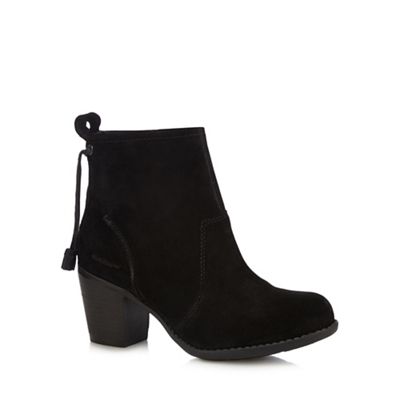 Black 'Beatrice' high ankle boots
